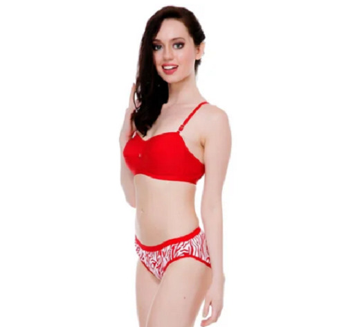 Cotton Bra And Panty Set, Red at Rs 252/set in Ahmedabad