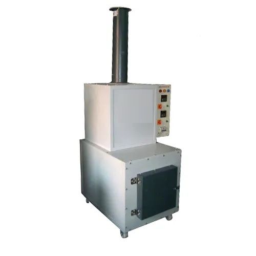 White 10 Kg/Batch Mild Steel Solid Waste Incinerator For Industrial Use