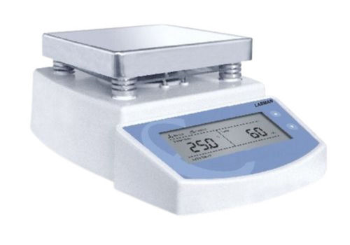 White And Silver 12 Voltage Samarium Cobalt Body Magnetic Stirrer For Laboratory Use