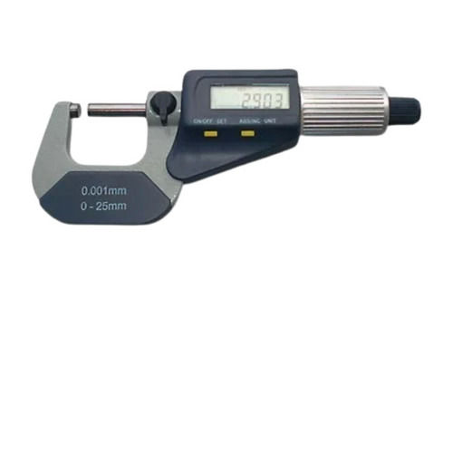 220 Voltage Mild Steel Body Electronic Digital Micrometer For Industrial Use