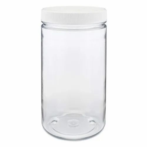 300 Gram Capacity Plain And Transparent Pet Jar Hardness: Rigid