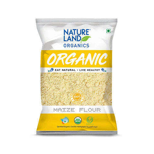 500 Grams Pure And Dried Fine Ground Powder Form Organic Maize Flour