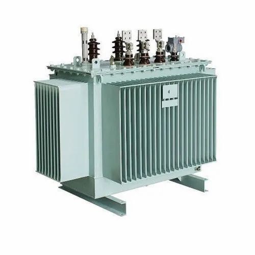 60 Hertz Powder Coated Oil Cooled Mild Steel Three Phase Transformer Capacity: 00 Ton/Day