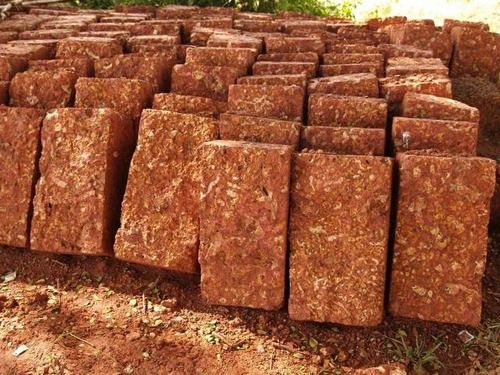 9 Inch Red Iron Laterite Stone For Flooring Cut-To-Size