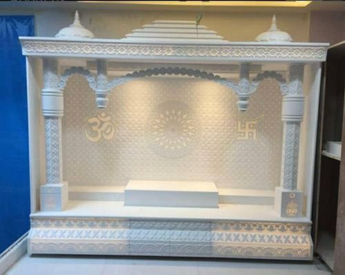 Attractive Design White Marble Temple For Home And Temple