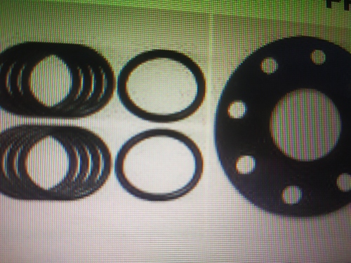 औद्योगिक के लिए लचीले और हल्के वजन वाले लाल रबर गैस्केट का उपयोग करना आसान है