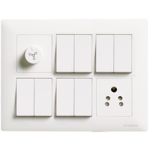 Light Wight Modern Finish Shockproof Unbreakable Electrical Switches