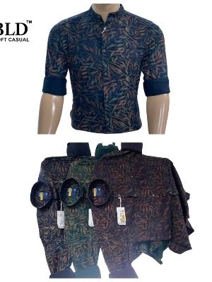 Poly Cotton SHIMAK CASUAL SHIRTS PRINTED FULL SLEEVE at Rs 249 in Surat