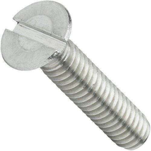 Silver Polished Finish Hot Rolled Flat Head Stainless Steel Machine Screw