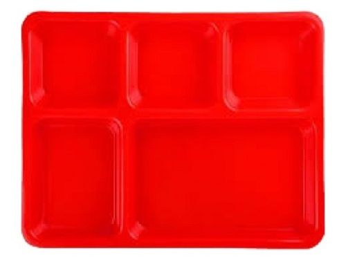 Red Rectangle Shape 10 Inch Plastic Plate Application: Party And Event Supply