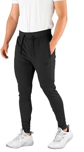 Skin Friendly Black Full Sleeve Men Cotton Track Pants Age Group: Adults