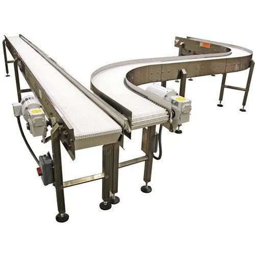 200 Kg Load Capacity Flat Belt And Veriticla Lift Conveyor System Length: 20 Foot (Ft)