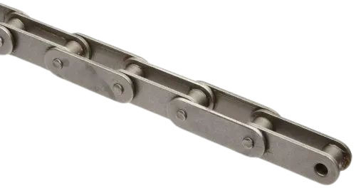 Silver 5 Mm Thick Oil Resistant Mild Steel Conveyor Chain For Industrial Use