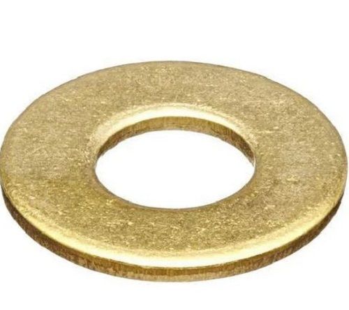 Golden 6 Inch Diameter Polished Round Brass Ring Washer 