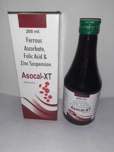 Asocal-Xt Syrup To Treat Iron And Folate Deficiencies Dosage Form: Liquid