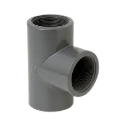Grey 3/4 Inch 10 Mm Thickness PVC Tee