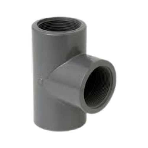Grey 3/4 Inch 10 Mm Thickness Pvc Tee Standard: Astm At Best Price In