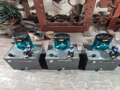 Blue Hydraulic Power Pack Unit With 1 Year Warranty