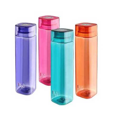 Leakproof And Durable Flip Top Cap Plastic Color Bottles For Drinking Water