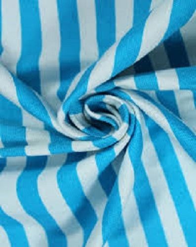 Washable Light In Weight Cotton Striped Fabric