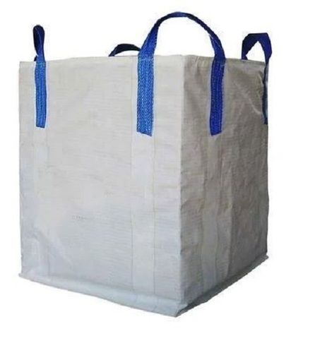 White Moisture Proof Flexi Loop Handle Hdpe Woven Bag