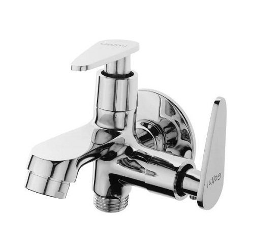 Silver Stainless Steel Bib Cock