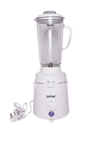 White 36 X 22 X 27 Cm Plastic 1 Liter Mixer Grinder Power: 500 Watt (W)