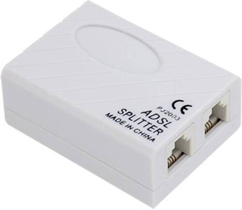  5.5X4X2.2 Cm 2 Port Abs Plastic Adsl Splitter Application: Internet Connection Clarity