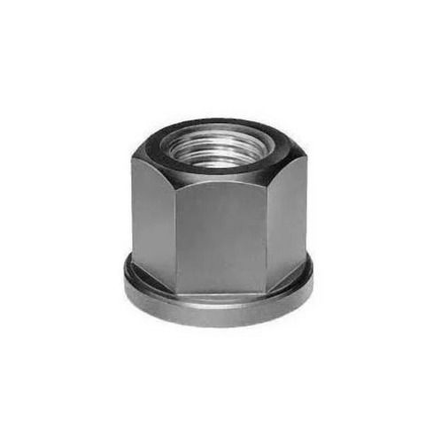 Silver 12 Mm Head Rust Proof And Zinc Plated Surface Mild Steel Collar Nut