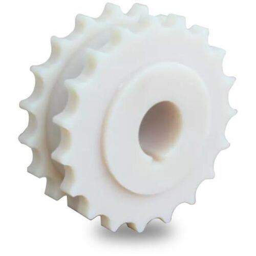 130 Degree Celsius Round Polished Finished Nylon Sprocket For Automobile Industry Use Teeth Number: 20