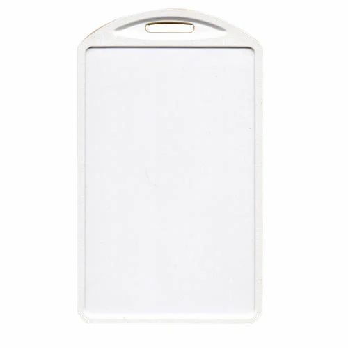 Light Weight 2.3 Mm Thick Vertical And Polished Finished Plain Pvc Plastic Card