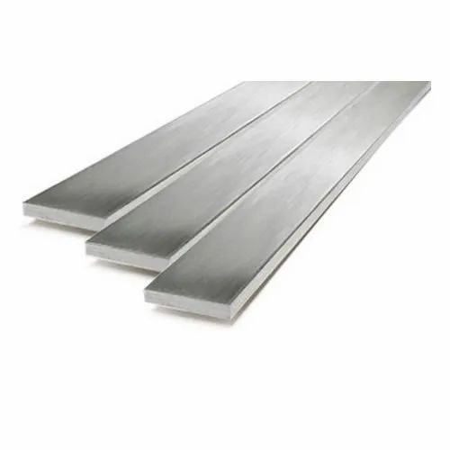 Silver 3.2 Mm Thick Polished Finish Hot Rolled Aluminium Flat Bar For Construction Use