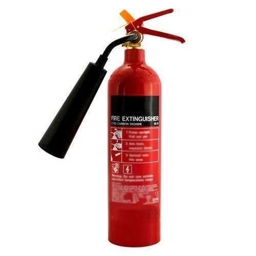 Red 3 Kg Capacity Mild Steel Co2 Fire Extinguisher For Fire Safety Use