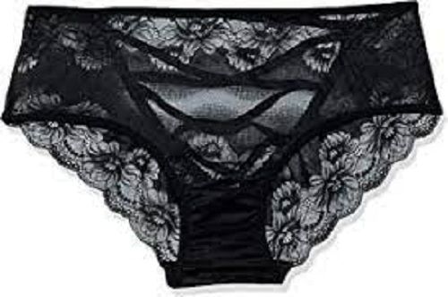 Black Regular Fit Daily Wear Embroidered Soft Net Pantie For Women at Best  Price in Mumbai