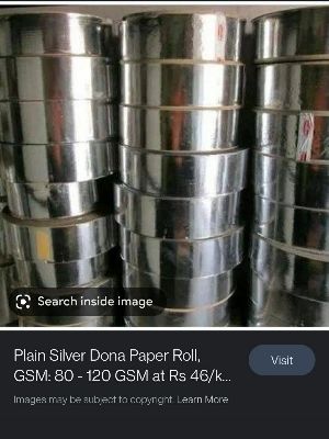 Silver Paper, Packaging Type: Roll, 80-120 at Rs 200/kilogram in Ahmedabad