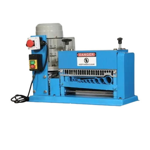 Blue Premium Quality 220 Voltage Mild Steel Body Automatic Cable Stripping Machine