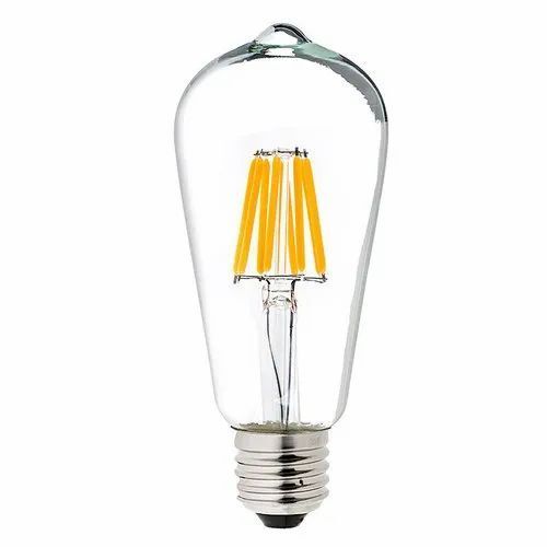 Premium Quality 5 Watt 220 Voltage 60 Hertz E27 Ceramic Led Filament Bulb Application: Indoor