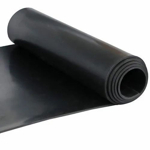 Flexible rubber clearance sheet