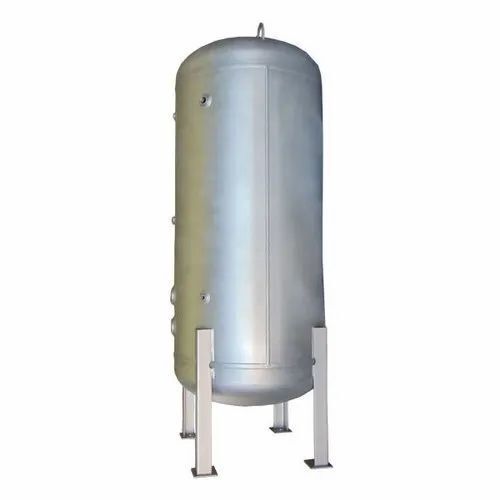 Grey 1000-10000 Litres Vertical Orientation Mild Steel Pressure Vessels