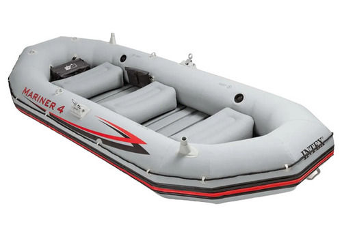 129x57x19 Inches 6 Seater Plain Polyvinyl Chloride River Rafting Boat