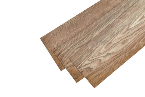 Brown 2 Mm Thick Anti Slip And Waterproof Rectangular Pvc Wooden Strip Flooring