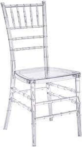 20 Inch Height White Color Acrylic Chair