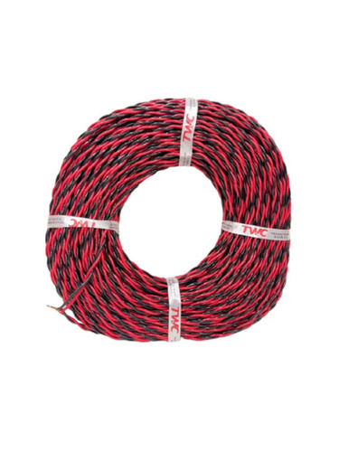 Red And Black 220 Voltage Pvc Insulated Double Core Electrical Wire