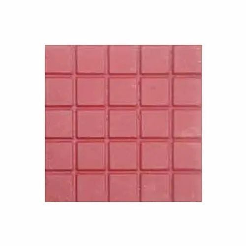 Reds / Pinks 30Mm Thick Square Shaped Concrete Chequered Tiles