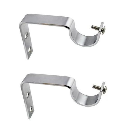 Silver 6.3 Mm Thick Galvanized Stainless Steel Bracket For Door And Window Use