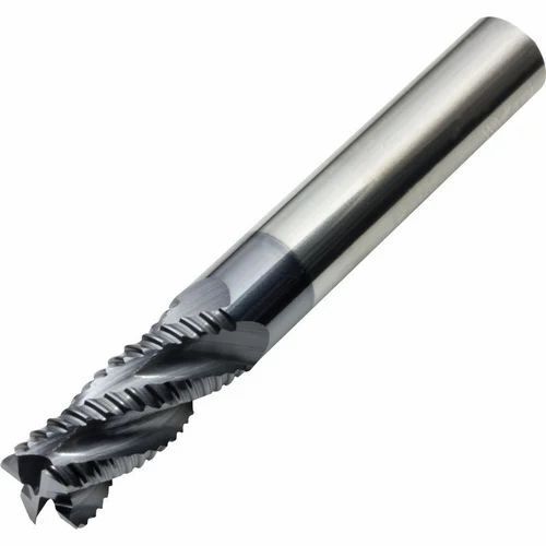 65 Hrc Polished Finish Carbide Roughing End Mill For Industrial Use  BladeÂ Size: 00