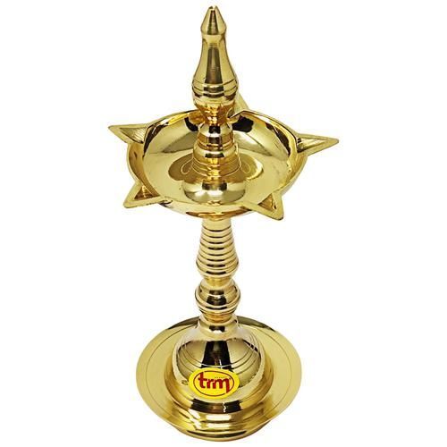 Brass Oil Lamp For Temple And Religious Use