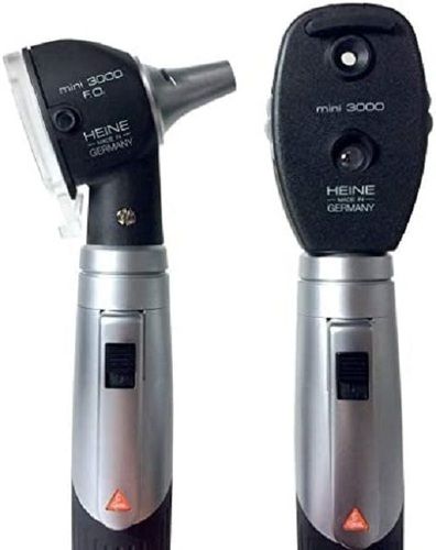 Heine Mini 3000 Ophthalmoscope - Aluminum and Plastic Build, Portable and Lightweight 0.3 Kgs, LED Illumination with 18 Lenses from -20 D to +20 D, Ideal for Eye Examination in Hospitals and Clinics