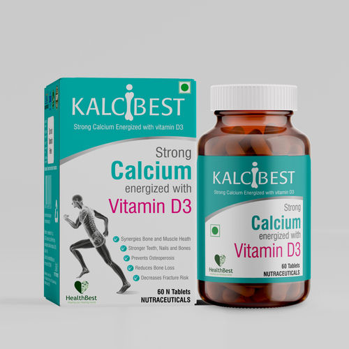 Kalcibest Calcium Energized with Vitamin D3 Tablet