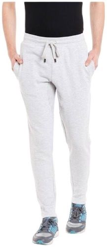 Mens Plain White Cotton Track Pant Age Group: Adults